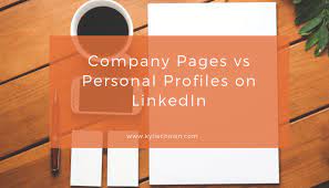 Linkedin business page vs personal