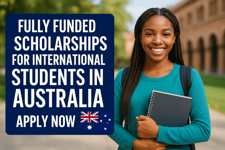 Fully Funded Scholarships for International Students in Australia – Apply Now