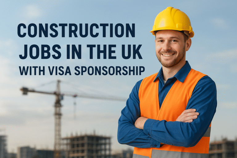 High-Paying Construction Careers in the UK (£142k) with Visa Sponsorship